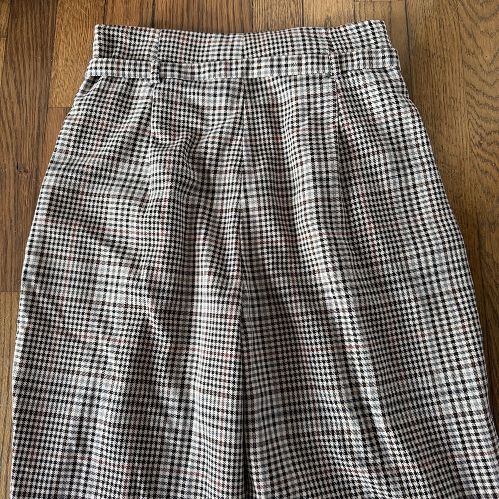Zara Basic Pants Size S Women’s Checkered - Picture 13 of 14